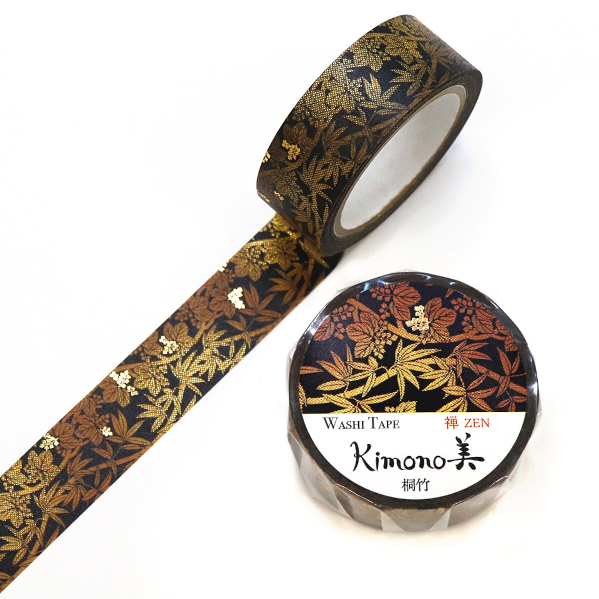 Kamiiso - Washi Tape - Kimono III - Paulownia Bamboo