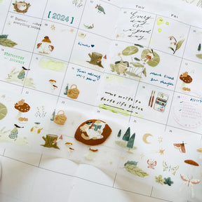 Niconeco Zakkaya - Washi Tape - The Forest Whimsy Vol.1 (PET)