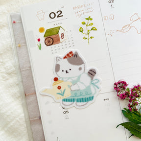 Niconeco Zakkaya - Planner Sticker - Neko's Daily Life (Vinyl)