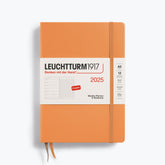 Leuchtturm1917 - 2025 Diary - Weekly Notebook - A5 - Apricot (Hard)