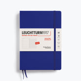 Leuchtturm1917 - 2025 Diary - Weekly Notebook - A5 - Ink (Hard)