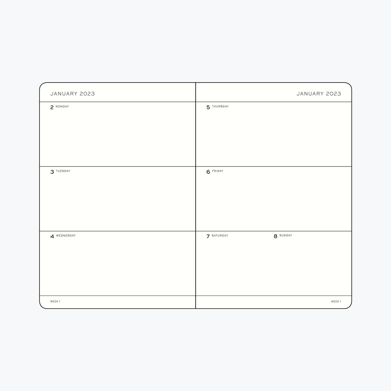 Leuchtturm1917 - 2025 Diary - Weekly Planner - B6+ - Apricot