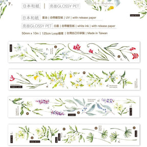 Meow Illustration - Washi Tape - Scent.floral (PET)