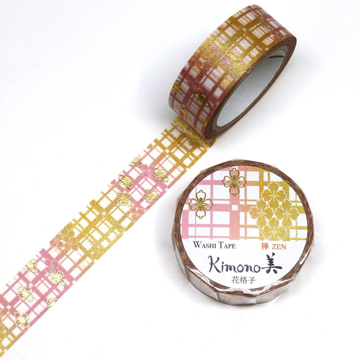 Kamiiso - Washi Tape - Kimono II - Flower Lattice