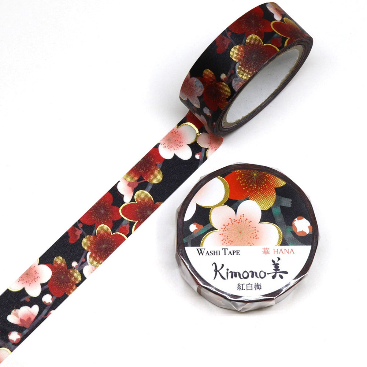 Kamiiso - Washi Tape - Kimono II - Plum Blossoms