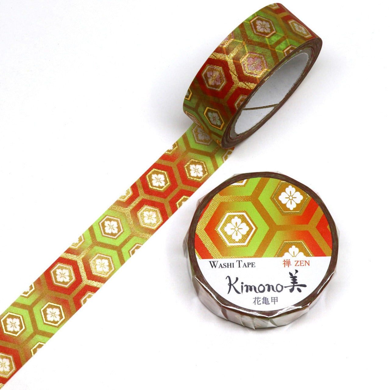 Kamiiso - Washi Tape - Kimono II - Flower Tortoiseshell