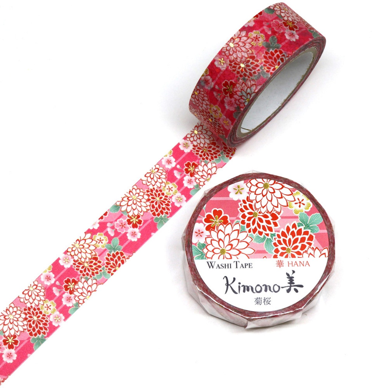 Kamiiso - Washi Tape - Kimono II - Kikuzakura