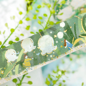 BGM - Washi Tape - Flower Story - Green