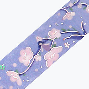 BGM - Washi Tape - Flower Story - Purple