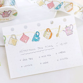 BGM - Washi Tape - Life - Tea Time