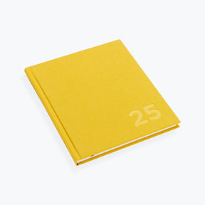 Bookbinders Design - 2025 Diary - Hardcover - Regular - Sun Yellow