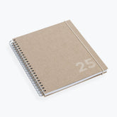 Bookbinders Design - 2025 Diary - Wire-O - Regular - Sandbrown