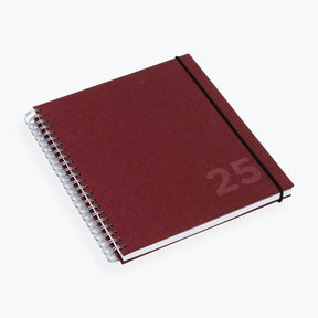 Bookbinders Design - 2025 Diary - Wire-O - Regular - Chestnut