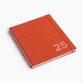 Bookbinders Design - 2025 Diary - Wire-O - Regular - Orange