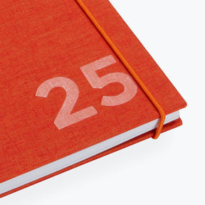 Bookbinders Design - 2025 Diary - Wire-O - Small - Orange