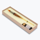 Bortoletti - Calligraphy Pen Set - Glass Nib - Amber