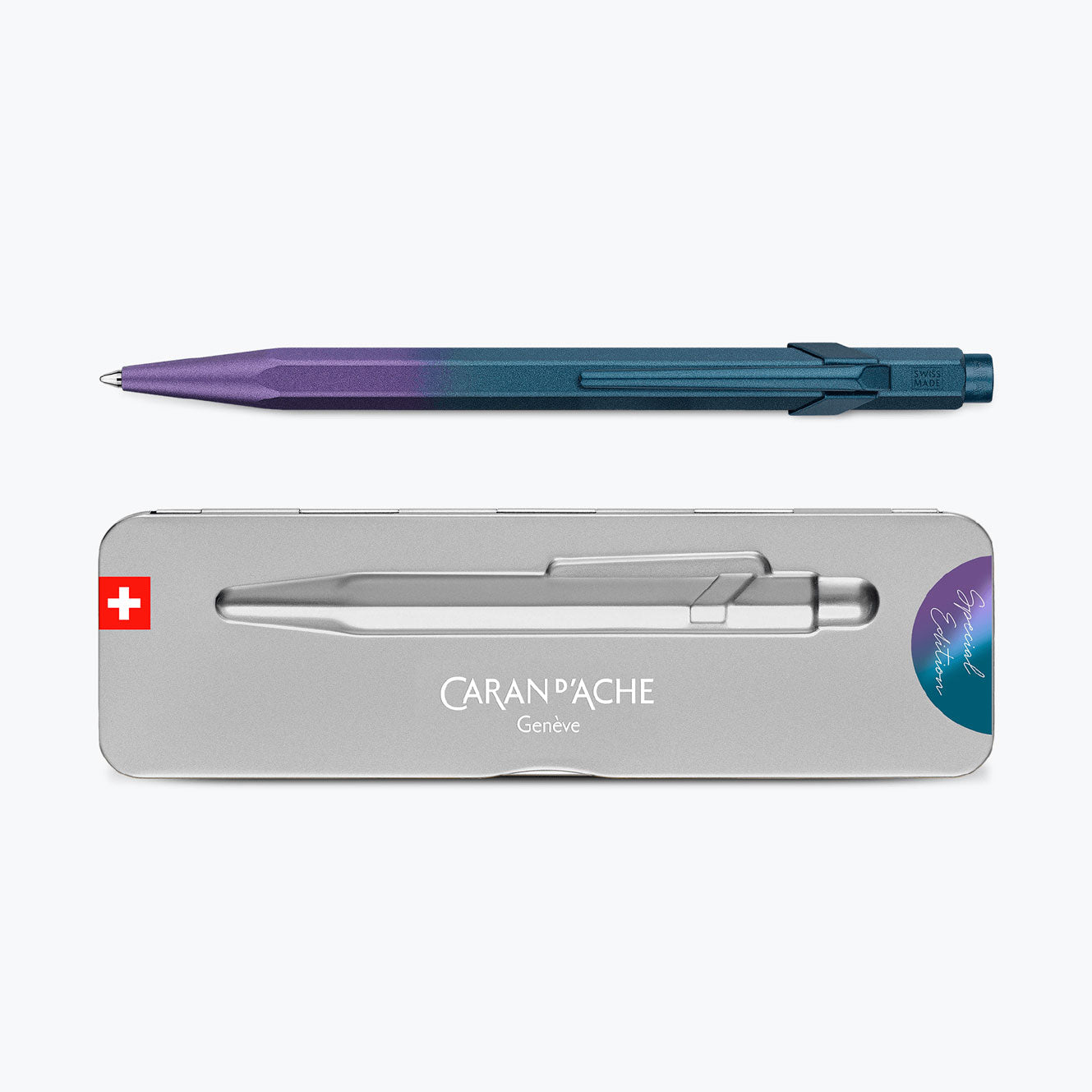 Caran d'Ache - Ballpoint Pen - 849 Claim Your Style 5 - Purple Ocean