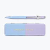 Caran d'Ache - Ballpoint Pen - 849 Paul Smith 4 - Sky Blue & Lavender Purple