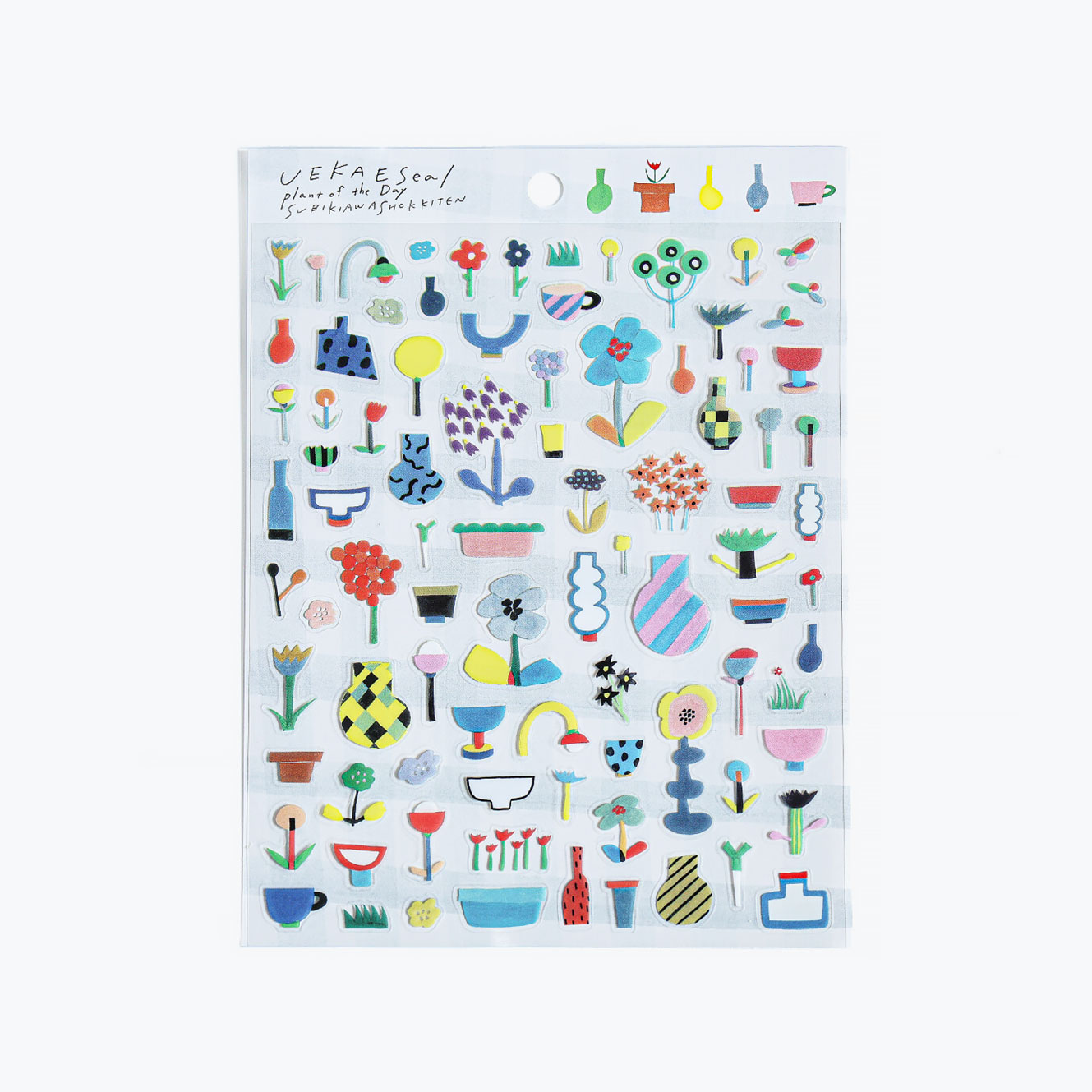 Cozyca Products - Planner Sticker - Subikiawa Shokkiten - Uekae