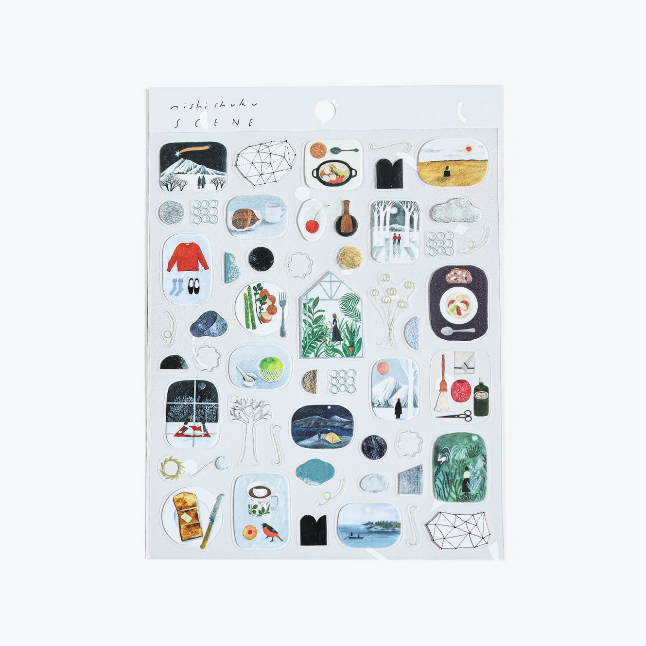 Cozyca Products - Planner Sticker - Nishi Shuku - Scene