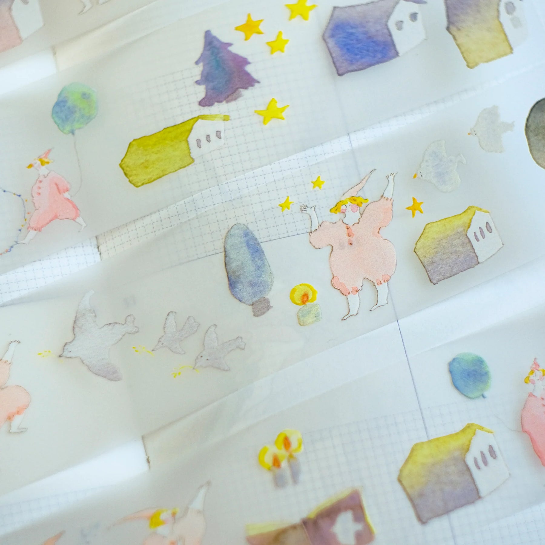 Dodolulu - Washi Tape - Pinky Fairies (PET)