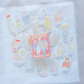 Dodolulu - Planner Sticker - Vintage Dolls (Matchbox)