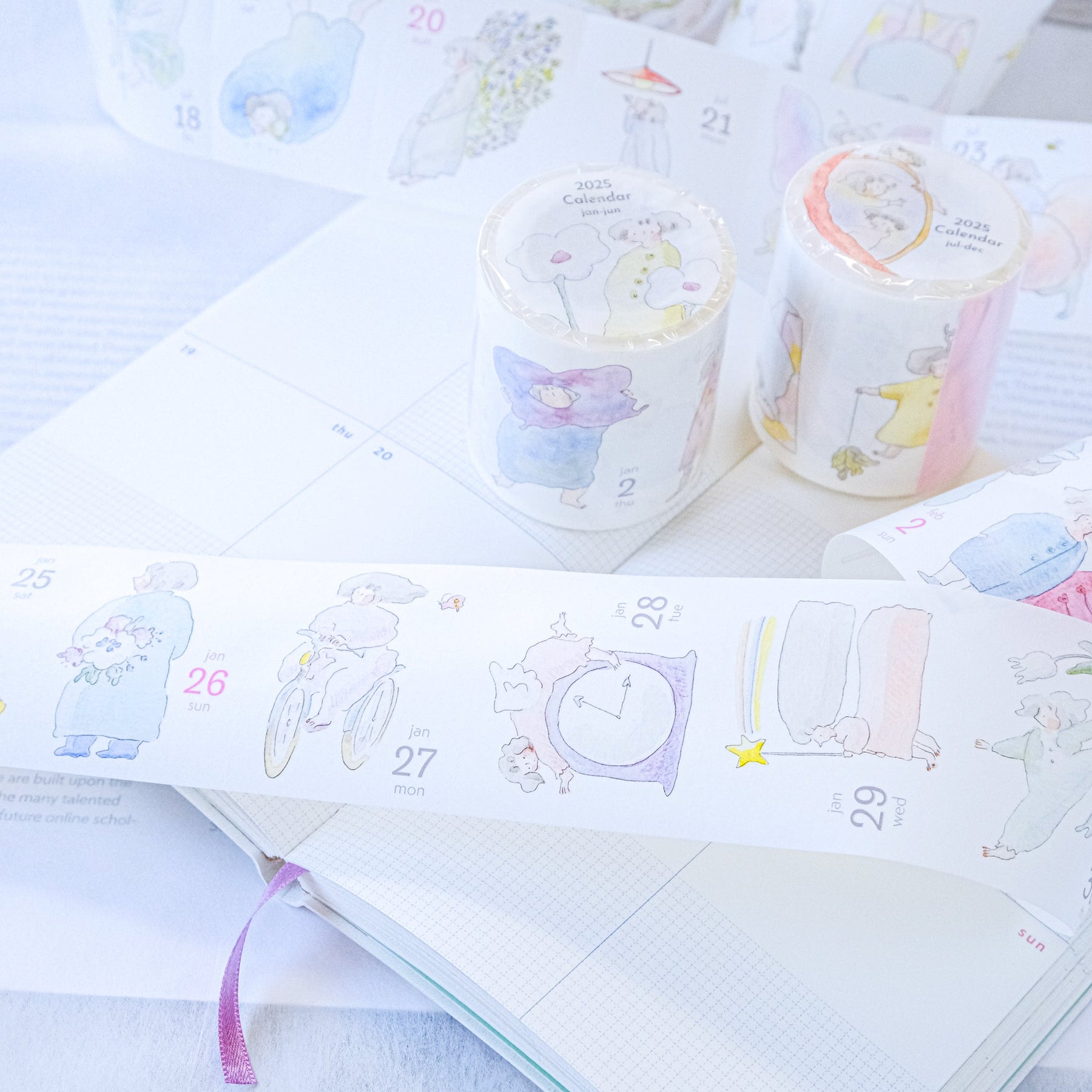 Dodolulu - 2025 Washi Tape Set - 365