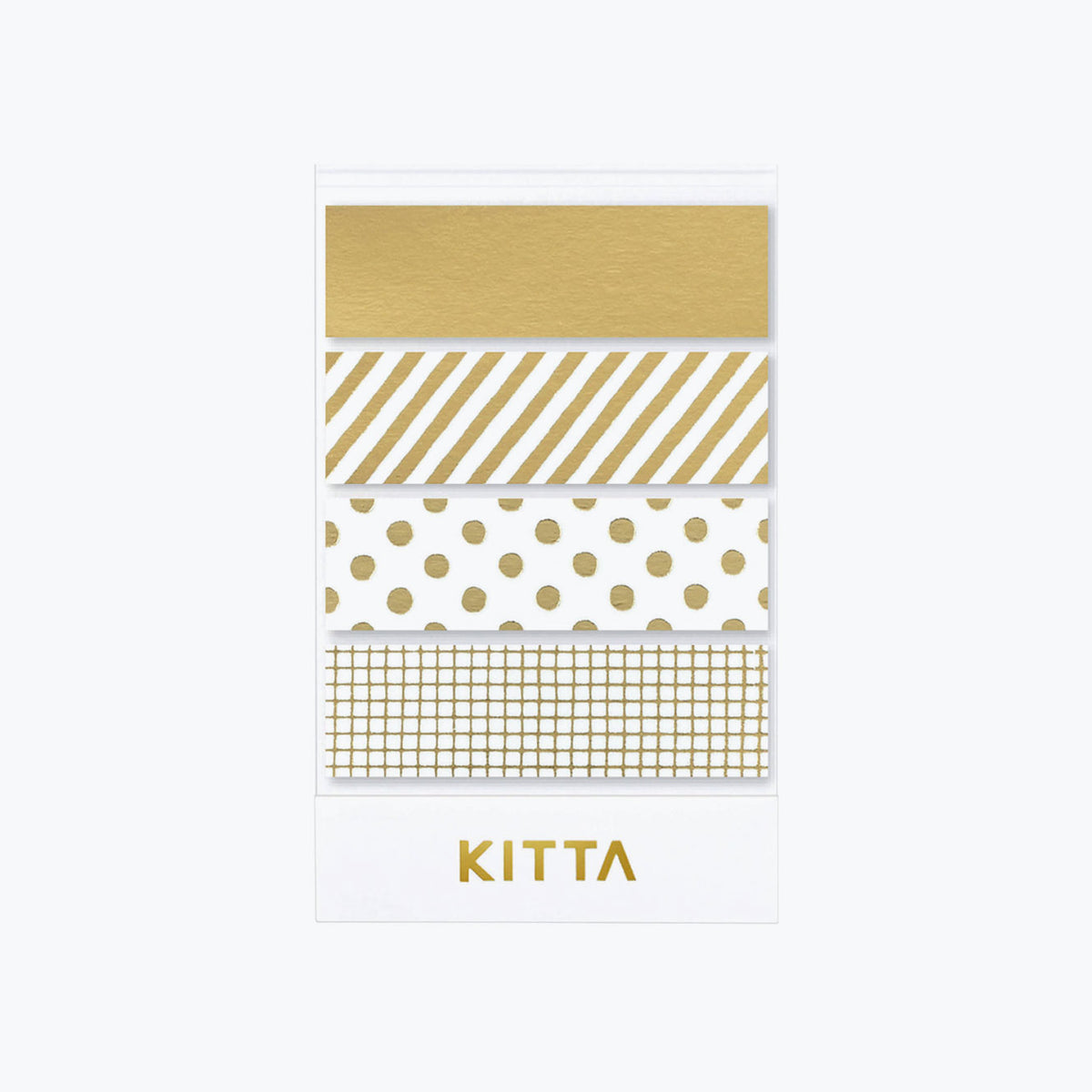 King Jim - Washi Strips - KITTA - Mix (Gold Foil) <Outgoing>