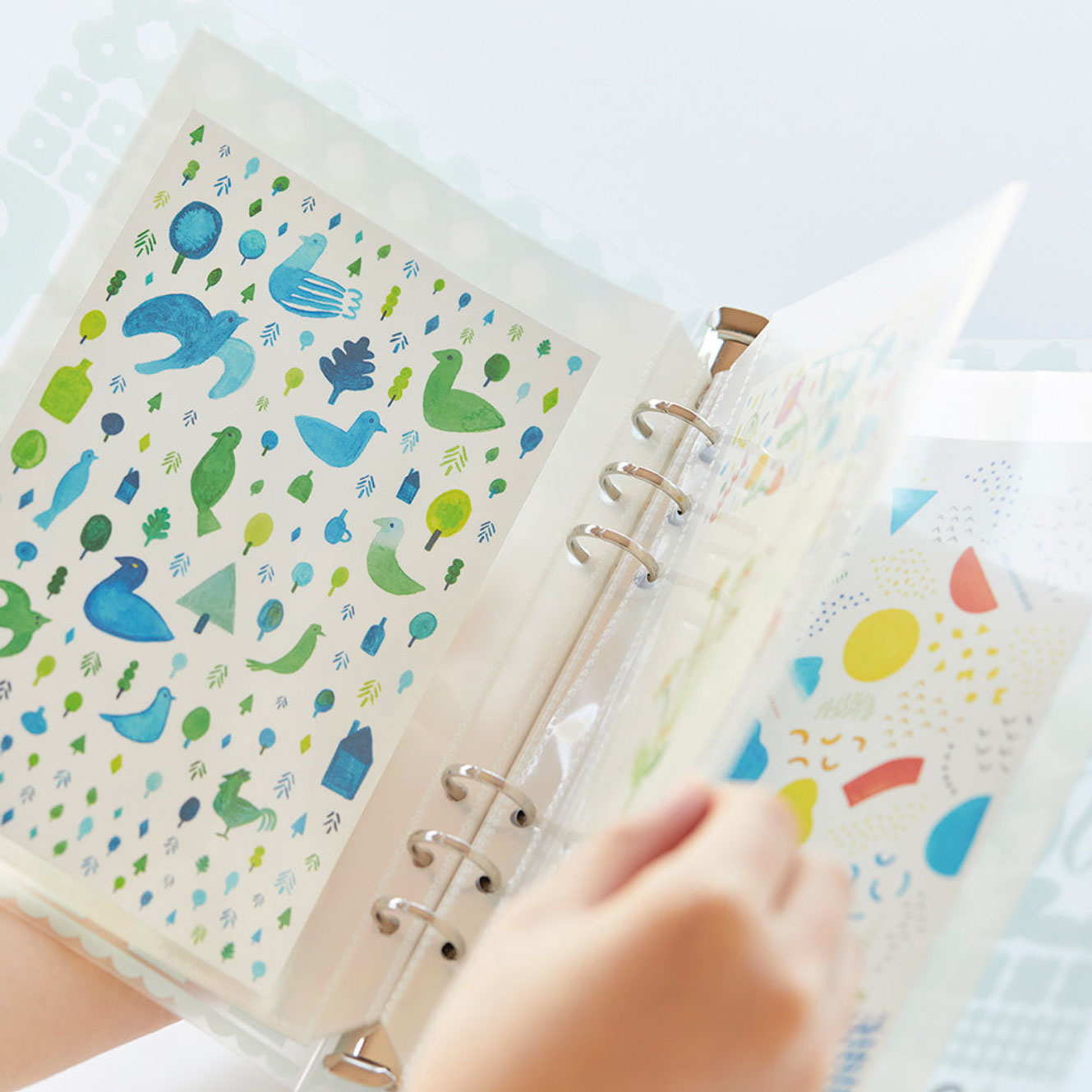 King Jim - Planner Sticker Binder - Hitotoki - White