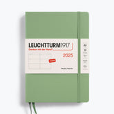 Leuchtturm1917 - 2025 Diary - Weekly Planner - A5 - Sage (Hard)