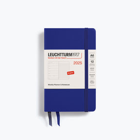 Leuchtturm1917 - 2025 Diary - Weekly Notebook - A6 - Ink (Hard)