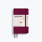 Leuchtturm1917 - 2025 Diary - Weekly Notebook - A6 - Port Red (Soft)