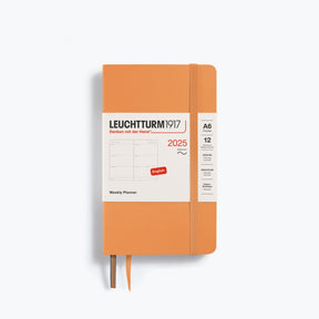 Leuchtturm1917 - 2025 Diary - Weekly Planner - A6 - Apricot (Soft)