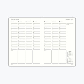 Leuchtturm1917 - 2025 Diary - Week Planner - B5 - Apricot