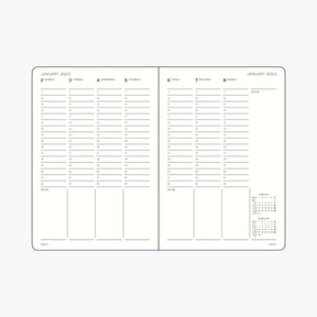 Leuchtturm1917 - 2025 Diary - Week Planner - B5 - Forest Green