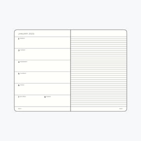 Leuchtturm1917 - 2025 Diary - Weekly Notebook - B6+ - Apricot