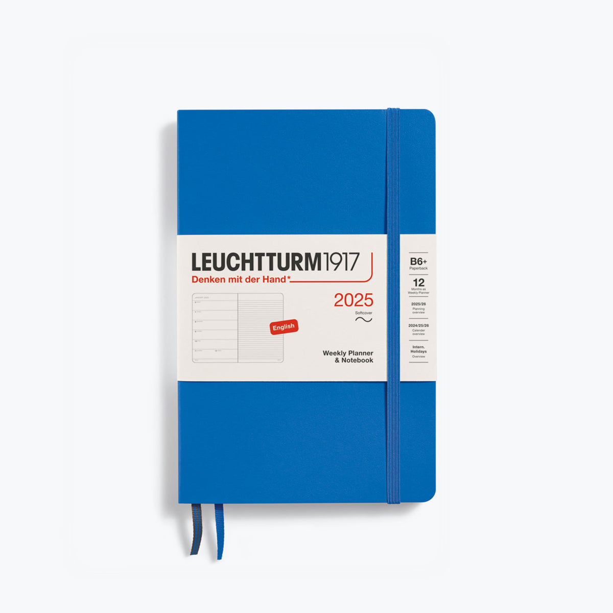 Leuchtturm1917 - 2025 Diary - Weekly Notebook - B6+ - Sky