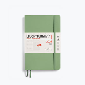 Leuchtturm1917 - 2025 Diary - Weekly Notebook - B6+ - Sage