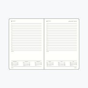 Leuchtturm1917 - 2025 Diary - Daily Planner - A5 - Black