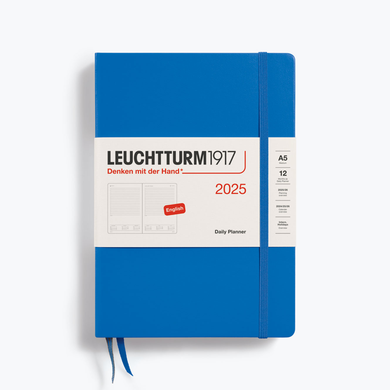 Leuchtturm1917 - 2025 Diary - Daily Planner - A5 - Sky