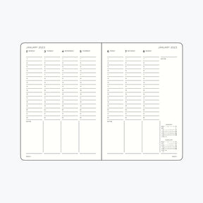 Leuchtturm1917 - 2025 Diary - Week Planner - A5 - Apricot