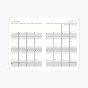 Leuchtturm1917 - 2025 Diary - Monthly Notebook - B5 - Apricot