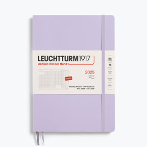 Leuchtturm1917 - 2025 Diary - Monthly Notebook - B5 - Lilac