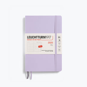 Leuchtturm1917 - 2025 Diary - Monthly Notebook - B6 - Lilac