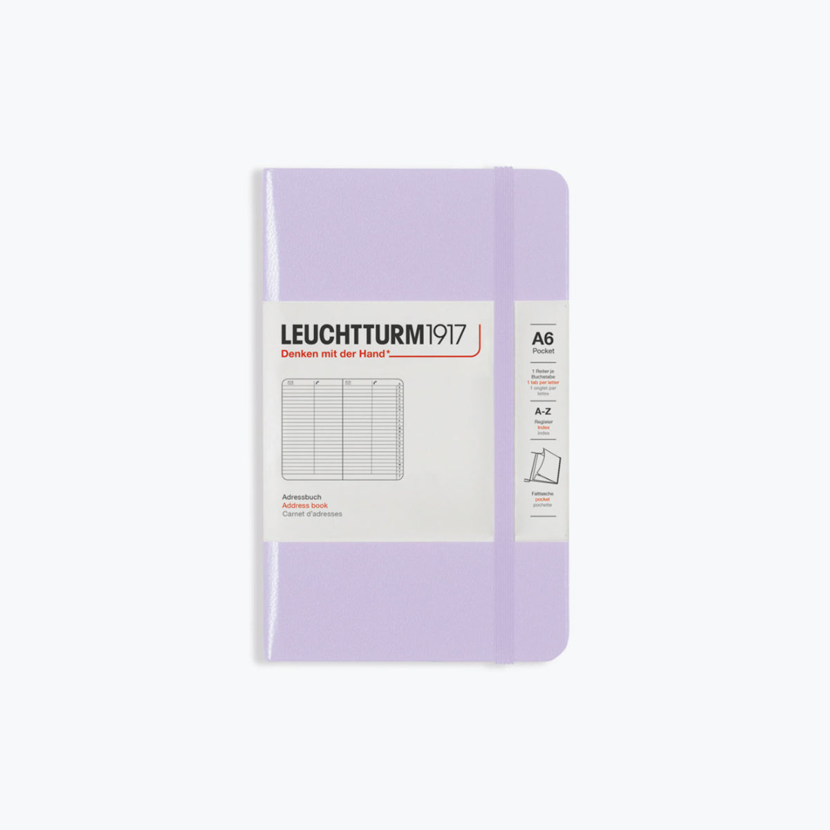 Leuchtturm1917 - Address Book - A6 - Lilac