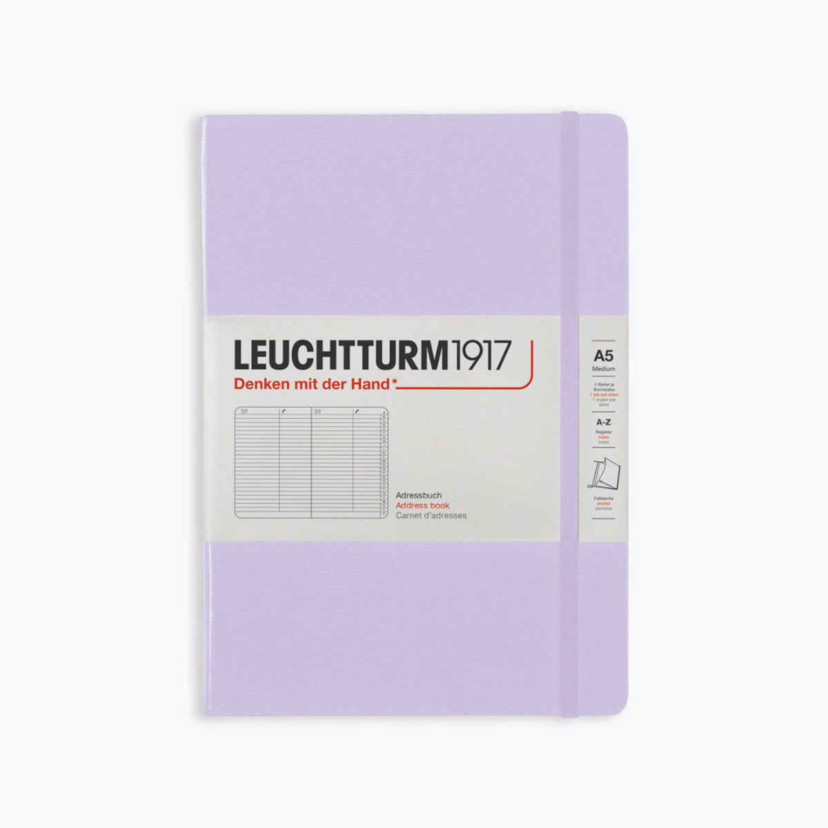 Leuchtturm1917 - Address Book - A5 - Lilac