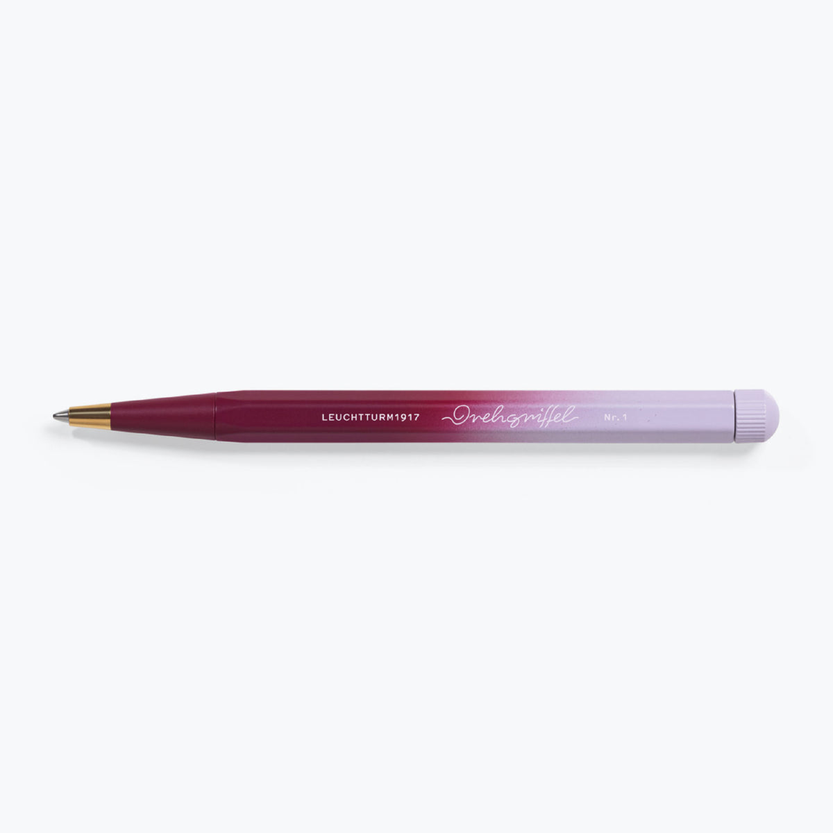 Leuchtturm1917 - Ballpoint Pen - Drehgriffel Nr. 1 - Gradient - Port Red x Lilac