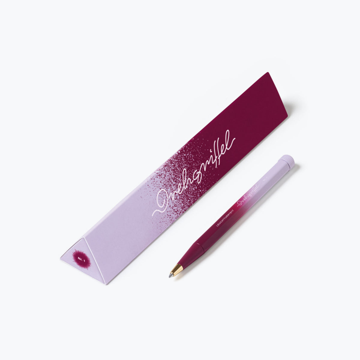 Leuchtturm1917 - Ballpoint Pen - Drehgriffel Nr. 1 - Gradient - Port Red x Lilac