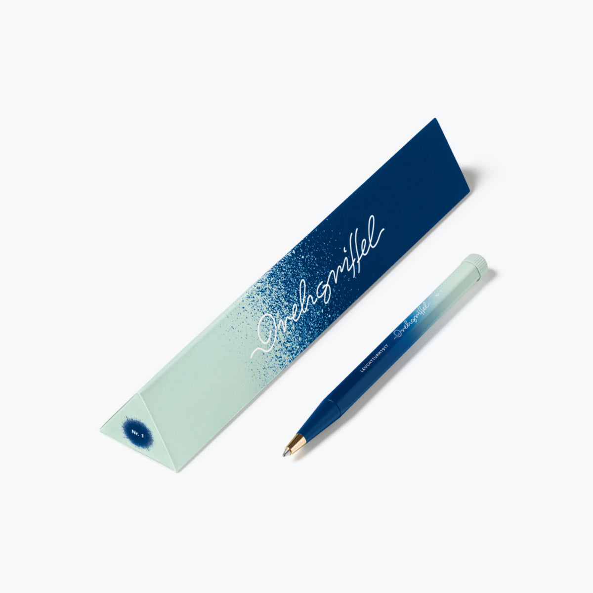 Leuchtturm1917 - Ballpoint Pen - Drehgriffel Nr. 1 - Gradient - Navy x Mint Green