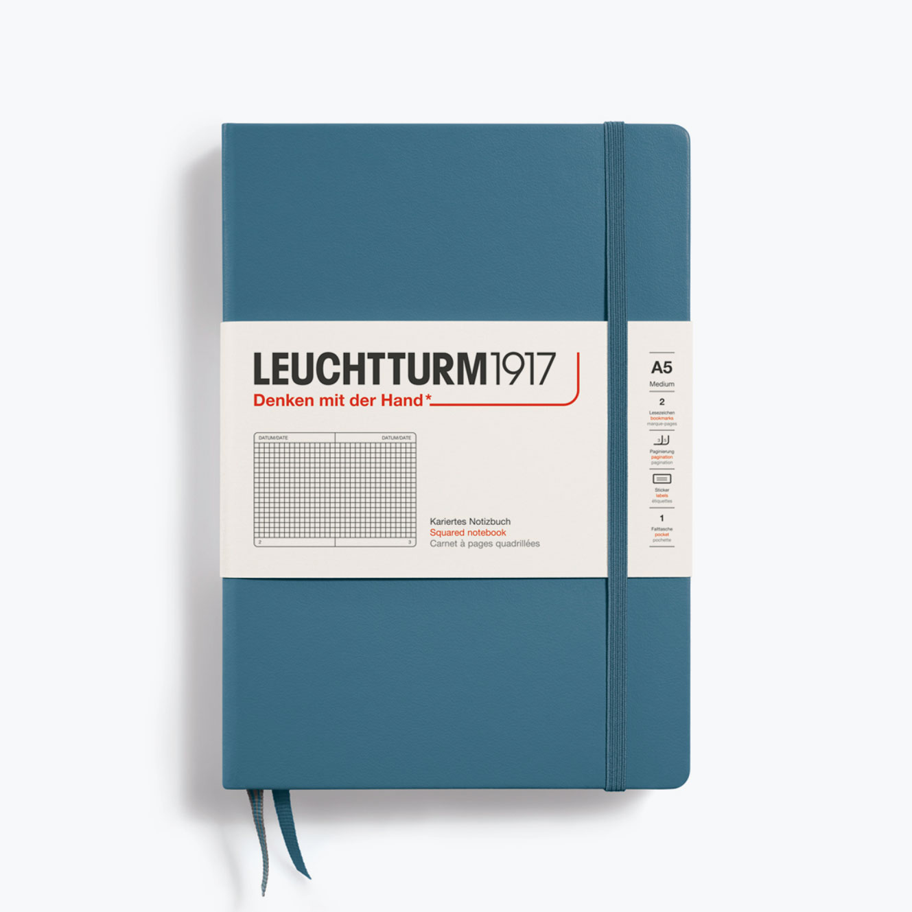 Leuchtturm1917 - Notebook - A5 - Stone Blue